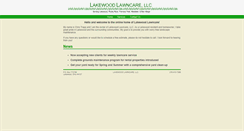 Desktop Screenshot of lakewoodlawncare.com